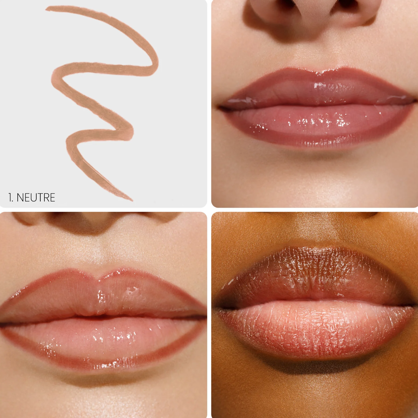 Coffret repulpant pour lèvres avec 3 gloss et 3 crayons à lèvres peel-off, pour des lèvres hydratées, pulpeuses et colorées.